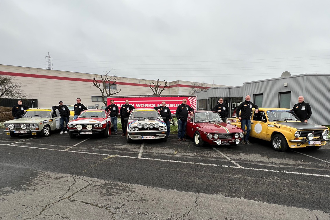 Abarth GMR Works Museum armada aan de start van de Legends Boucles Bastogne 2023