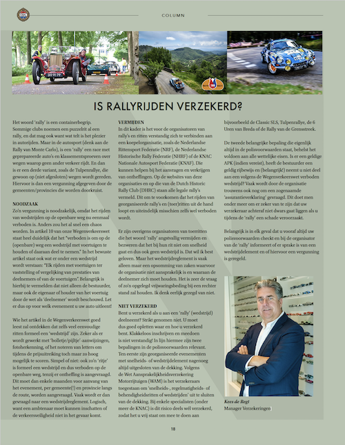 KNAC Is rallyrijden verzekerd