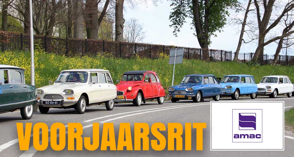  Voorjaarsrit op 24 maart bij de AMAC gaat niet door!