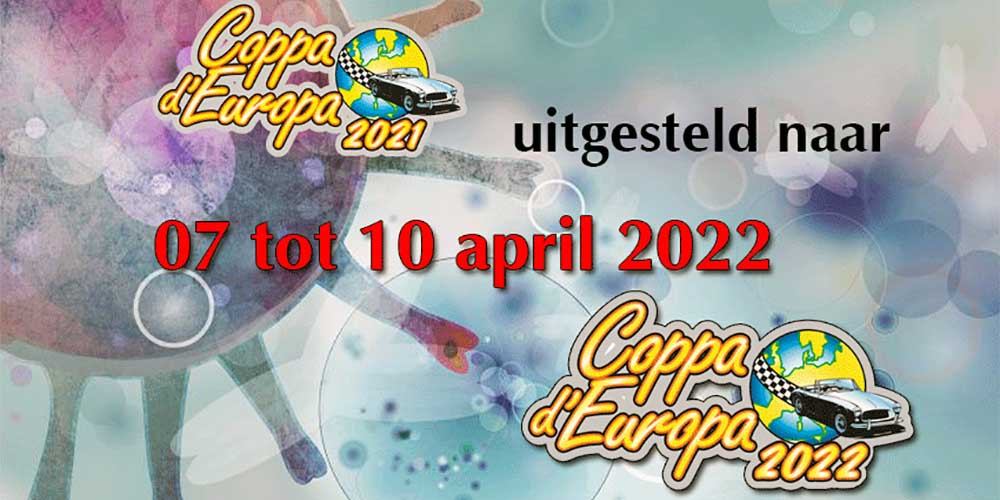 Coppa d'Europa verplaatst naar 2022