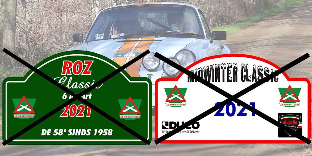 Geen ROZ Classic en Midwinter Classic in 2021