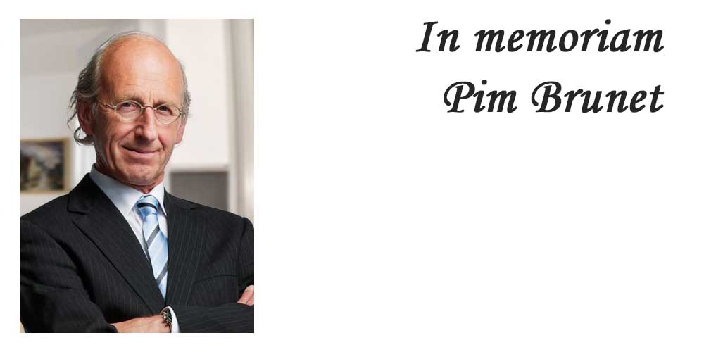 In memoriam Pim Brunet