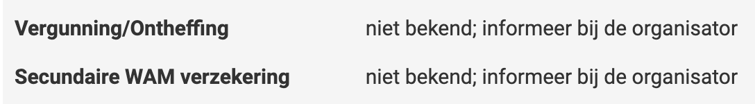 niet bekend